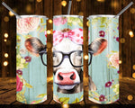 Designs 20 Oz Tumbler Cow Funny 991