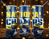 New! Designs 20 Oz Tumbler Michigan Champ 1102