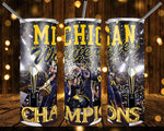 New! Designs 20 Oz Tumbler Michigan Champ 1102