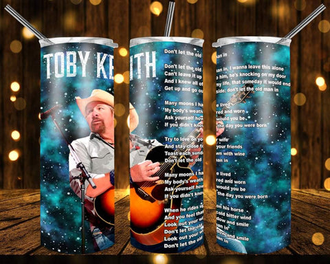 New! Designs 20 Oz Tumbler Toby-keith-1126