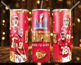 New! Designs 20 Oz Tumbler Champ-Chiefs 1132