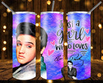 New! Designs 20 Oz Tumbler Girl who Loves 1143