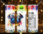 New! Designs 20 Oz Tumblers Dogs Nutrition Facts-1066