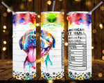 New! Designs 20 Oz Tumblers Dogs Nutrition Facts-1066