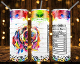 New! Designs 20 Oz Tumblers Dogs Nutrition Facts-1066