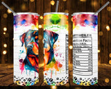 New! Designs 20 Oz Tumblers Dogs Nutrition Facts-1066