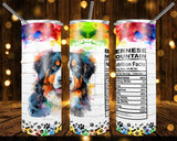 New! Designs 20 Oz Tumblers Dogs Nutrition Facts-1066