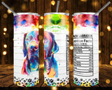 New! Designs 20 Oz Tumblers Dogs Nutrition Facts-1066