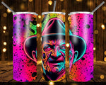 Designs 20 Oz Tumbler Halloween Neon 1301