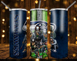 Designs 20 Oz Tumblers Football Horror 1320