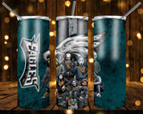 Designs 20 Oz Tumblers Football Horror 1320