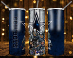 Designs 20 Oz Tumblers Football Horror 1320