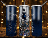 Designs 20 Oz Tumblers Football Horror 1320