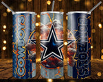 Designs 20 Oz Tumbler Football Kaboom 3D-1328