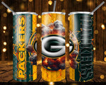 Designs 20 Oz Tumbler Football Kaboom 3D-1328