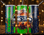 Designs 20 Oz Tumbler Football Kaboom 3D-1328