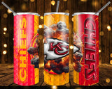 Designs 20 Oz Tumbler Football Kaboom 3D-1328