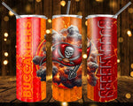 Designs 20 Oz Tumbler Football Kaboom 3D-1328