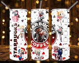 New! Designs 20 Oz Tumbler -Starbucks-Movie- 789