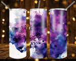 New! Designs 20 Oz Tumbler Watercolor Animals 782