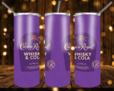 New! Designs 20 Oz Tumblers Crown Royal 799