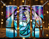 New! Designs 20 Oz Tumblers Stained Glass 722