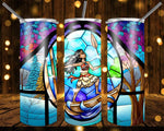 New! Designs 20 Oz Tumblers Stained Glass 722