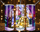 New! Designs 20 Oz Tumblers Stained Glass 722