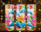 New! Designs 20 Oz Tumblers 3D Sea Animals 818