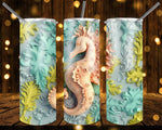 New! Designs 20 Oz Tumblers 3D Sea Animals 818