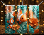 New! Designs 20 Oz Tumblers 3D Sea Animals 818