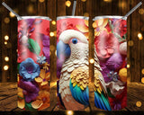 New! Designs 20 Oz Tumblers 3D Birds 822