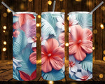 New! Designs 20 Oz Tumblers 3D Flowers 820
