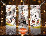 New! Designs 20 Oz Tumblers Cards game 817