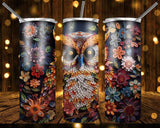 New! Designs 20 Oz Tumblers 3D Owl 824