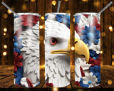 New! Designs 20 Oz Tumblers Patriot Eagle 3D 826