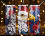 New! Designs 20 Oz Tumblers Patriot Eagle 3D 826