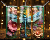 New! Designs 20 Oz Tumblers 3D Dragonfly 832