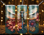 New! Designs 20 Oz Tumblers 3D Dragonfly 832