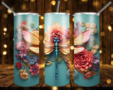 New! Designs 20 Oz Tumblers 3D Dragonfly 832