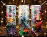 New! Designs 20 Oz Tumblers 3D Dragonfly 832