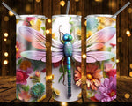 New! Designs 20 Oz Tumblers 3D Dragonfly 832