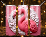 New! Designs 20 Oz Tumblers 3D Flamingo 833