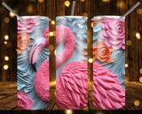 New! Designs 20 Oz Tumblers 3D Flamingo 833