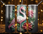 New! Designs 20 Oz Tumblers 3D Flamingo 833