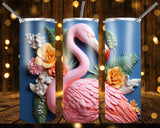 New! Designs 20 Oz Tumblers 3D Flamingo 833