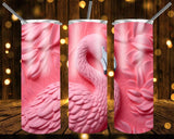 New! Designs 20 Oz Tumblers 3D Flamingo 833