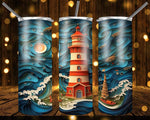 New! Designs 20 Oz Tumblers 3D Ocean 831