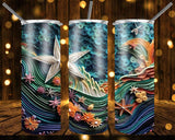 New! Designs 20 Oz Tumblers 3D Ocean 831