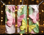 New! Designs 20 Oz Tumblers 3D Butterfly 834